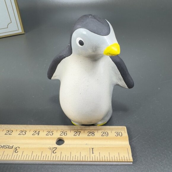 VINTAGE GLORIA DIAS ECUADOR PENGUIN FIGURE Hand Made Pottery Signed Figure VTG - Picture 3 of 11